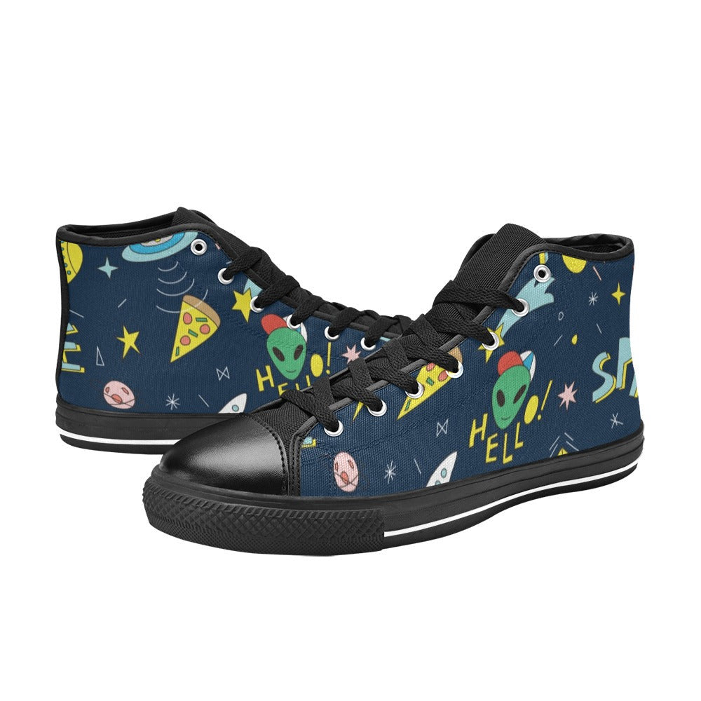 Kids High Top Canvas Shoes