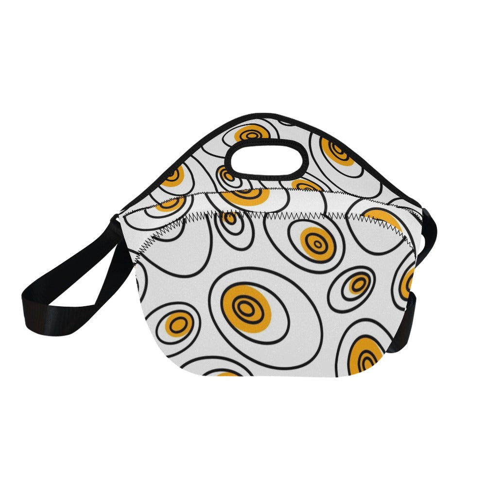 Abstract Eggs - Neoprene Lunch Bag/Large Neoprene Lunch Bag/Large