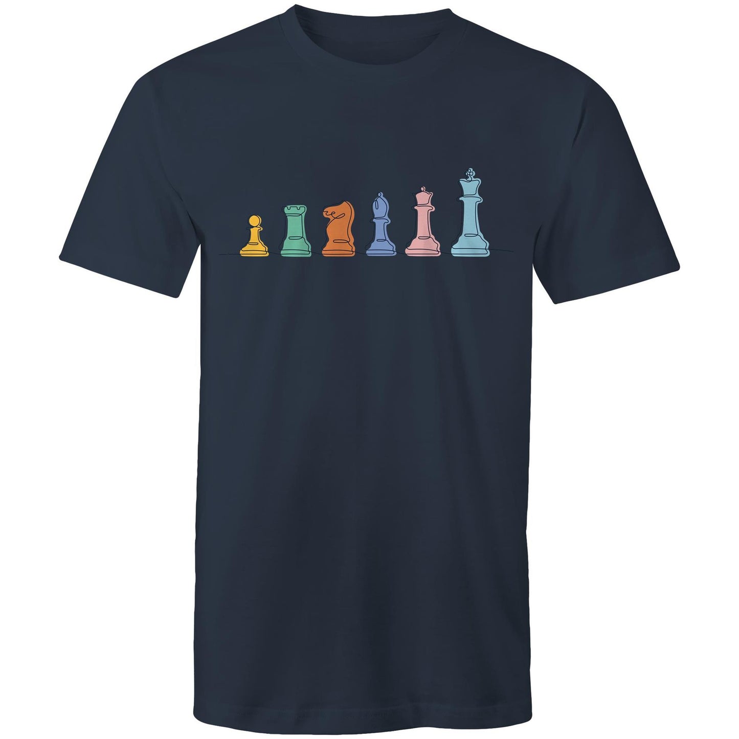 Chess - Mens T-Shirt Navy Mens T-shirt Chess Games