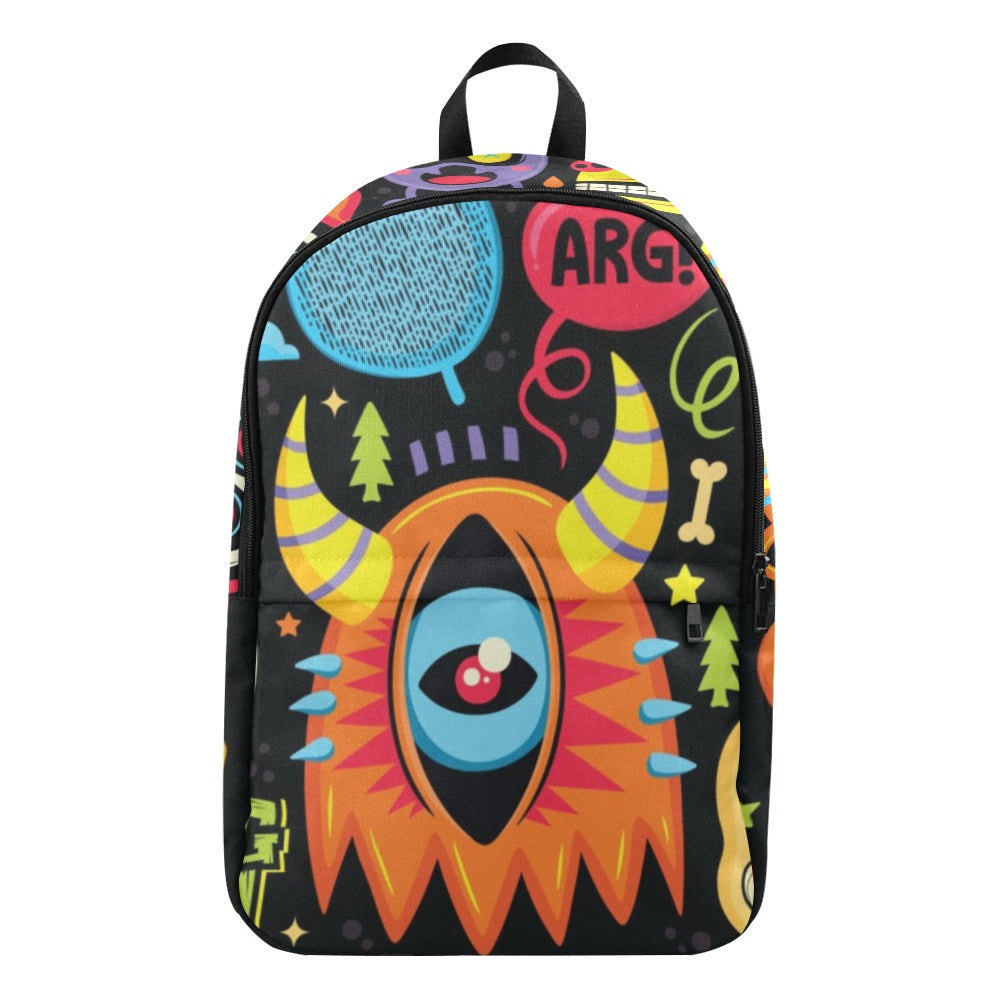 Monster Kids - Fabric Backpack for Adult Adult Casual Backpack Sci Fi
