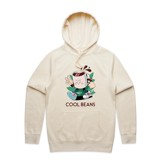 Cool Beans - Supply Hood Ecru Mens Supply Hoodie