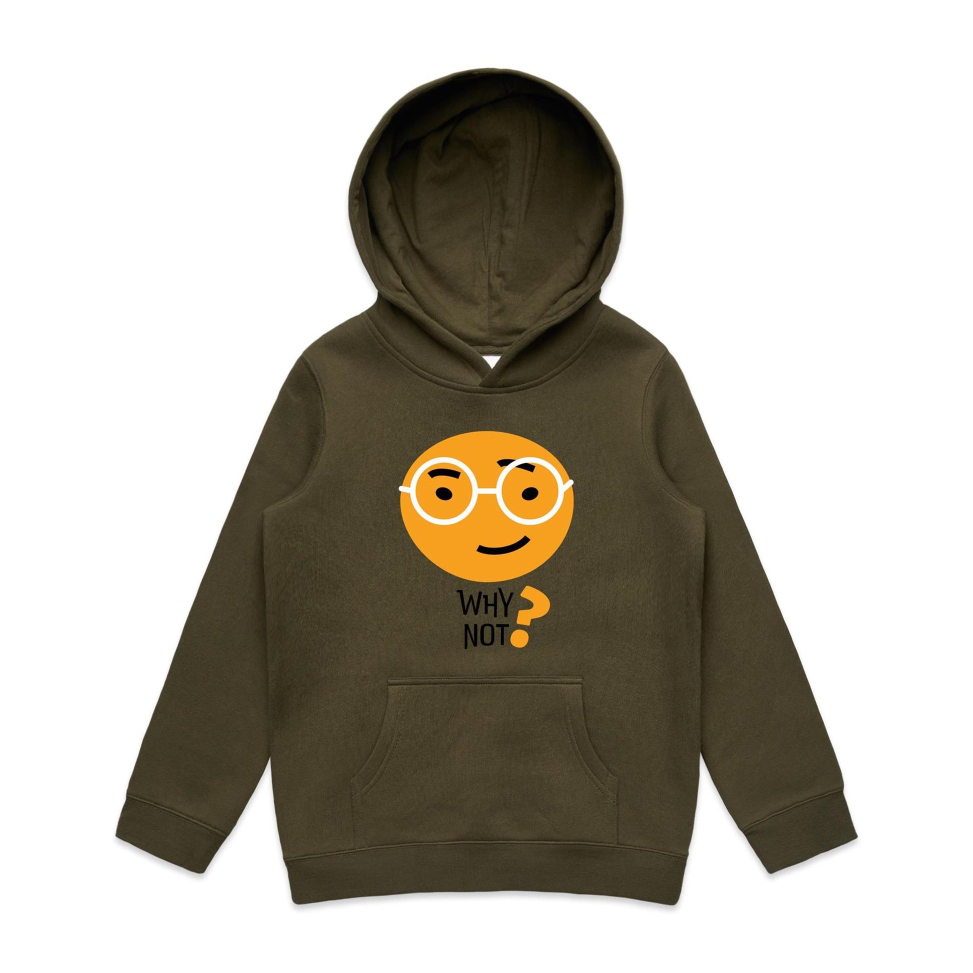 Why Not? - Youth Supply Hood Army Kids Hoodie