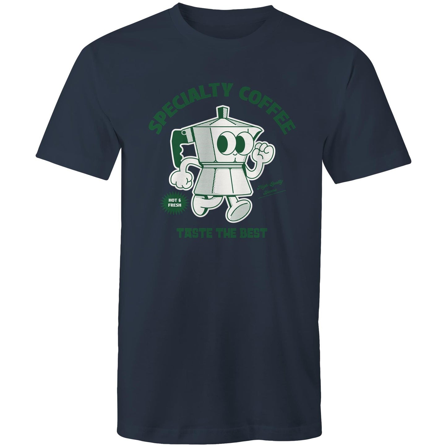 Specialty Coffee - Mens T-Shirt Navy Mens T-shirt Coffee Retro