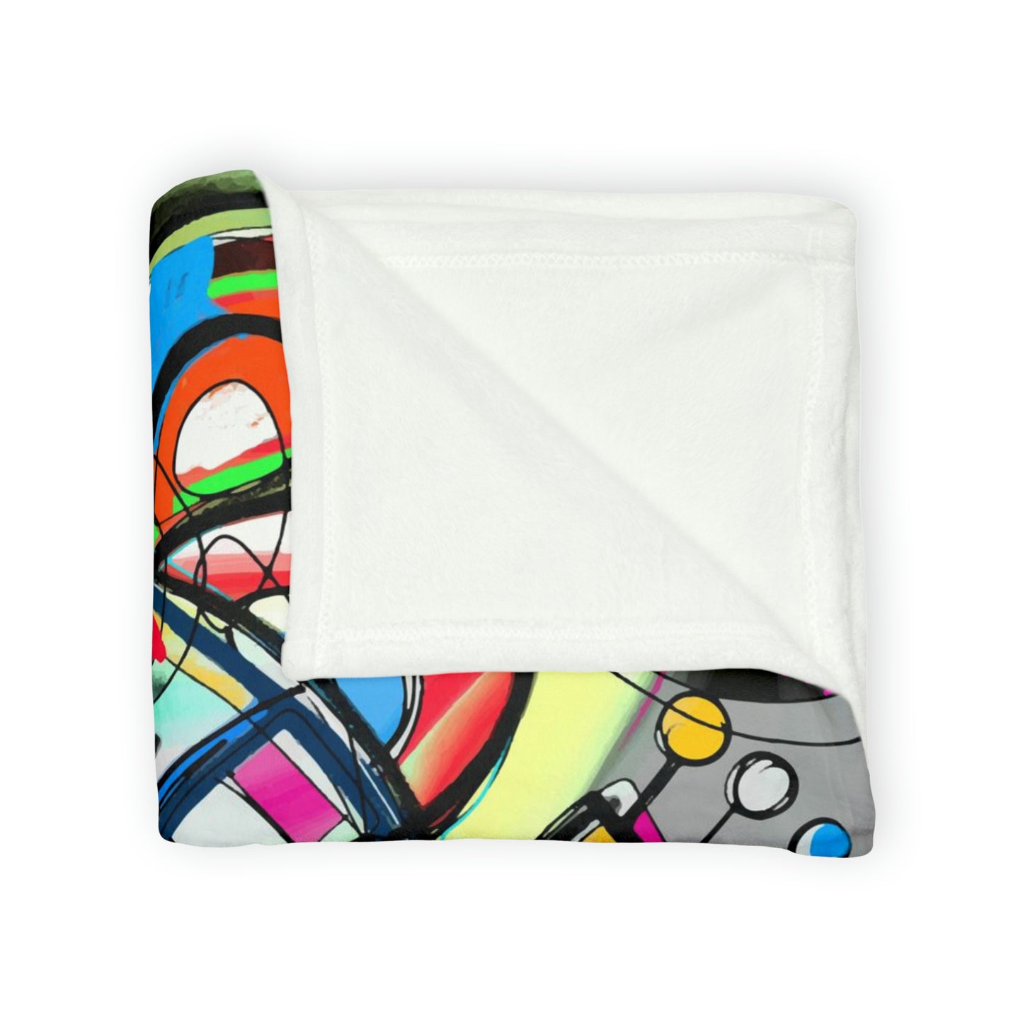 Graffiti Bird - Soft Polyester Blanket Blanket