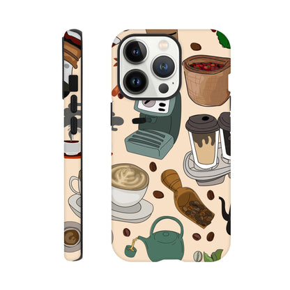 All The Coffee - Phone Tough Case iPhone 13 Pro Phone Case Coffee