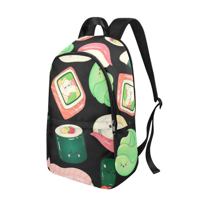Happy Sushi - Fabric Backpack for Adult Adult Casual Backpack Food
