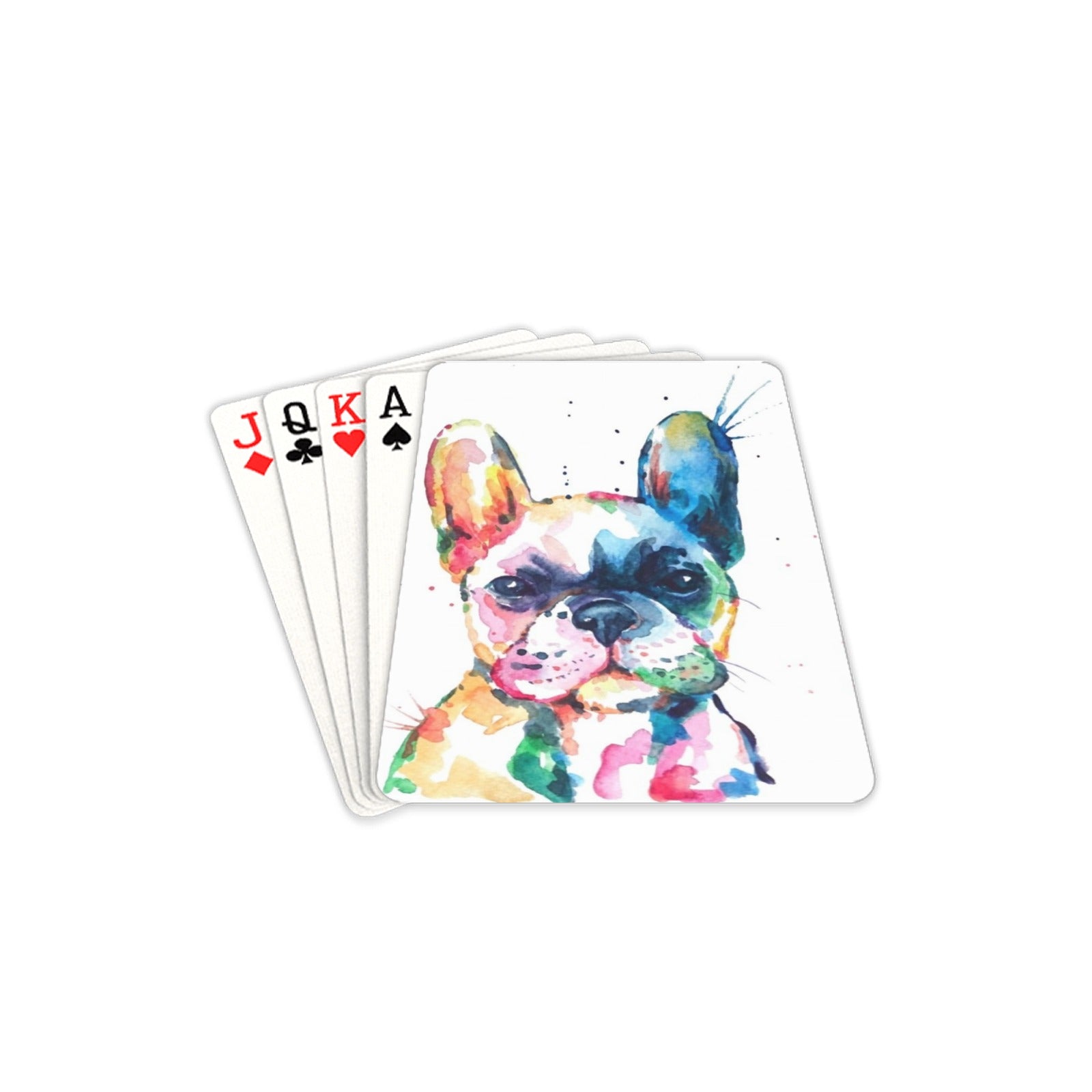 Bulldog - Playing Cards 2.5"x3.5" Playing Card 2.5"x3.5"