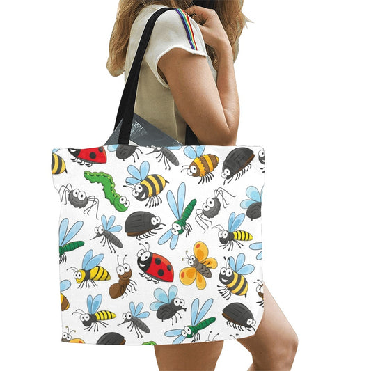 Little Creatures - Full Print Canvas Tote Bag Full Print Canvas Tote Bag