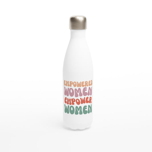 Empowered Women Empower Women - White 17oz Stainless Steel Water Bottle Default Title White Water Bottle