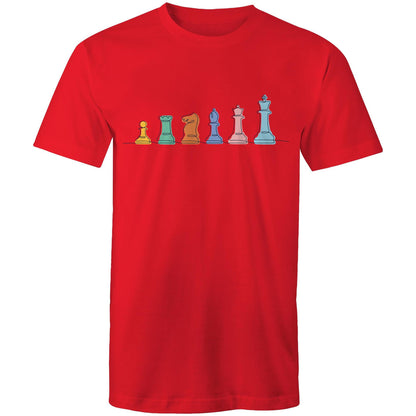 Chess - Mens T-Shirt Red Mens T-shirt Chess Games