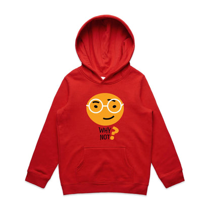 Why Not? - Youth Supply Hood Red Kids Hoodie