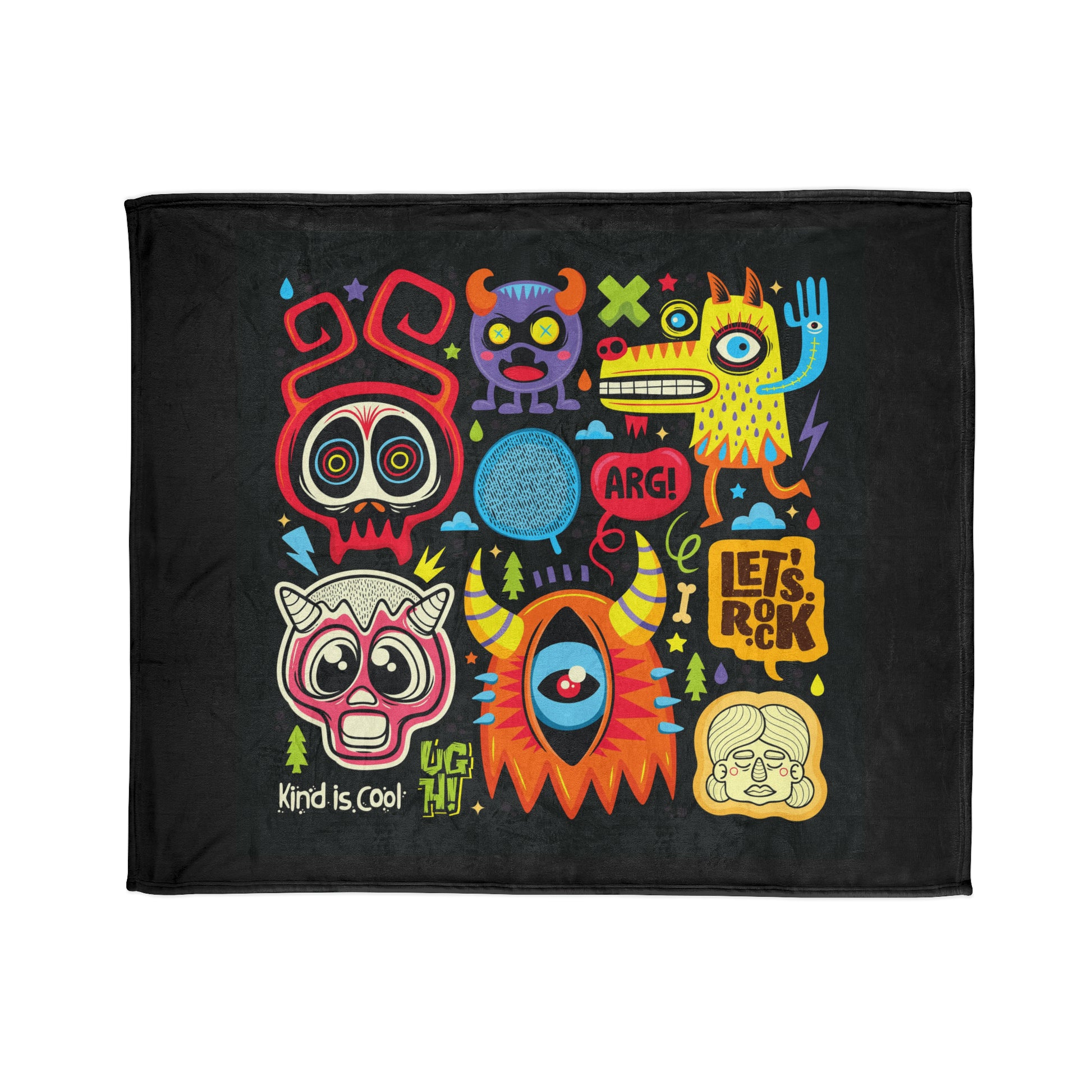 Kid Monsters - Soft Polyester Blanket Blanket