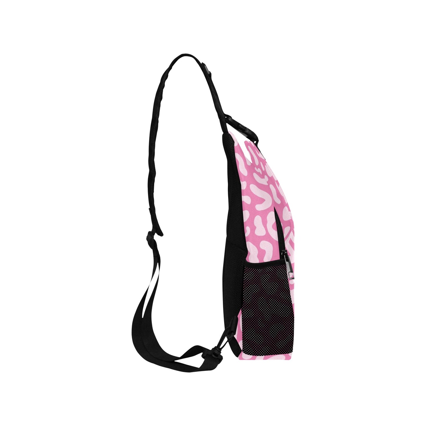 Pink Leopard - Cross-Body Chest Bag Cross-Body Chest Bag