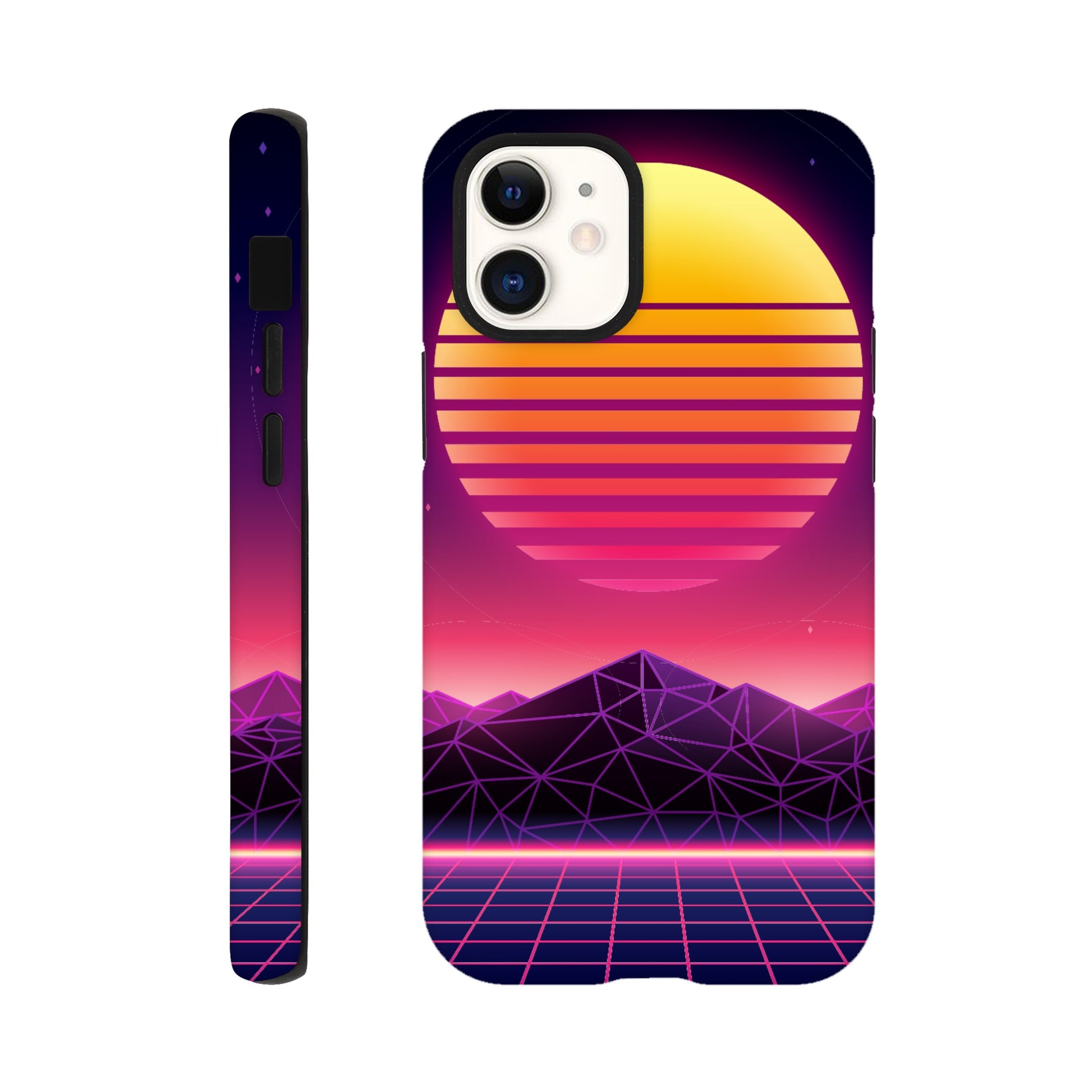 80's Sunrise - Phone Tough Case iPhone 12 Mini Phone Case Games Retro Sci Fi