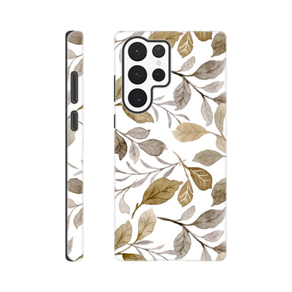 Autumn Leaves - Phone Tough Case Galaxy S22 Ultra Phone Case Plants