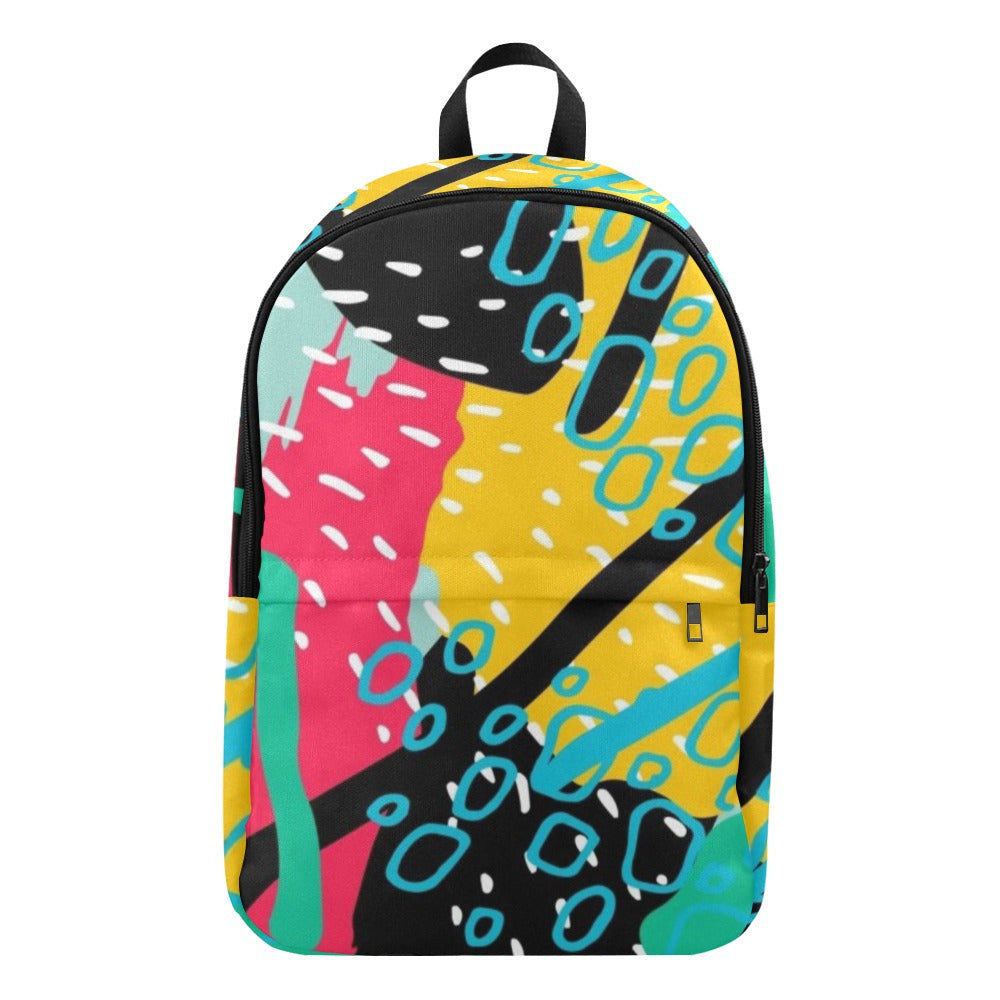 Bright And Colourful - Fabric Backpack for Adult Adult Casual Backpack