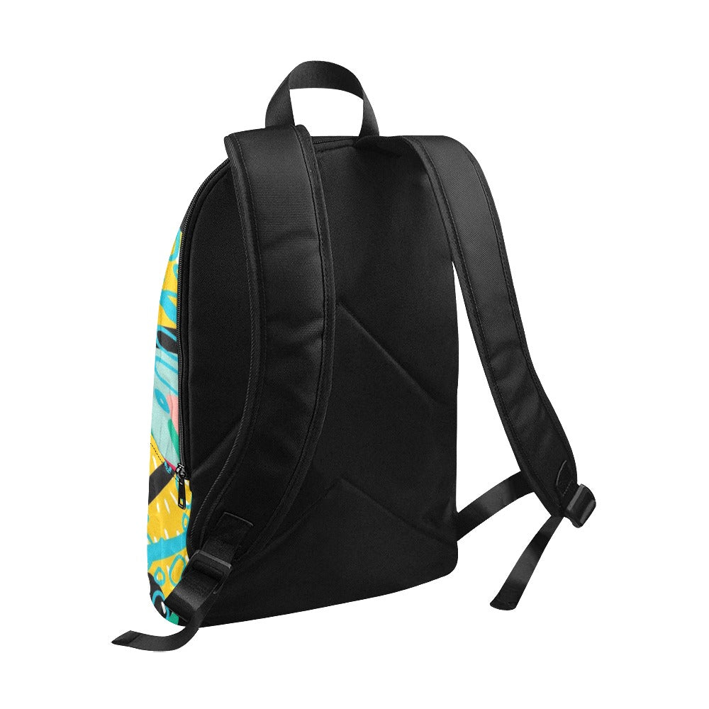 Bright And Colourful - Fabric Backpack for Adult Adult Casual Backpack