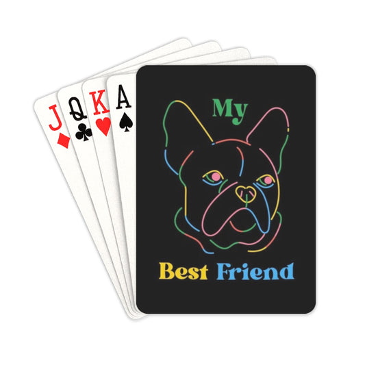 Dog, My Best Friend - Playing Cards 2.5"x3.5" Playing Card 2.5"x3.5"