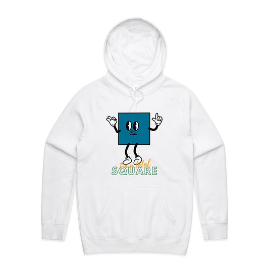 I'm A Total Square - Supply Hood White Mens Supply Hoodie