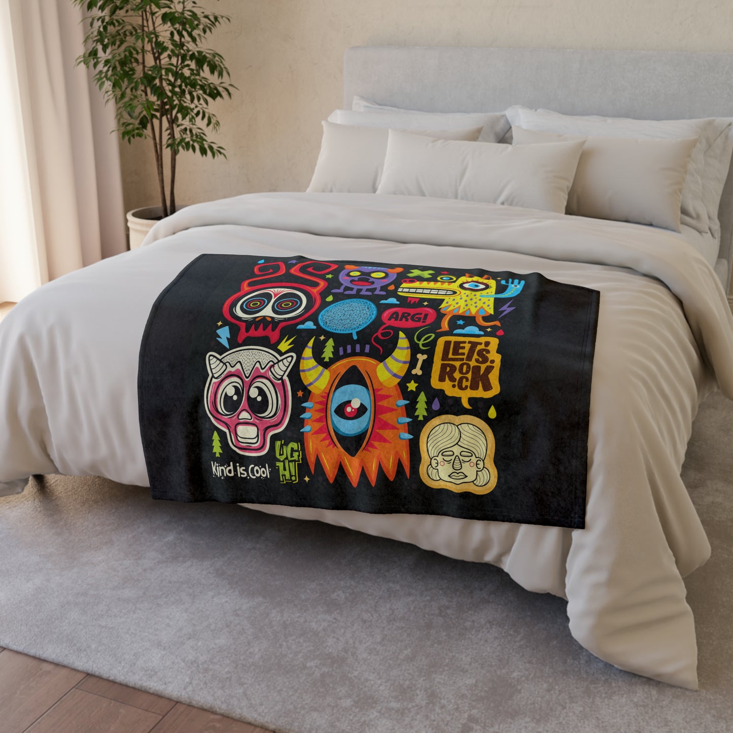 Kid Monsters - Soft Polyester Blanket 30'' × 40'' Blanket