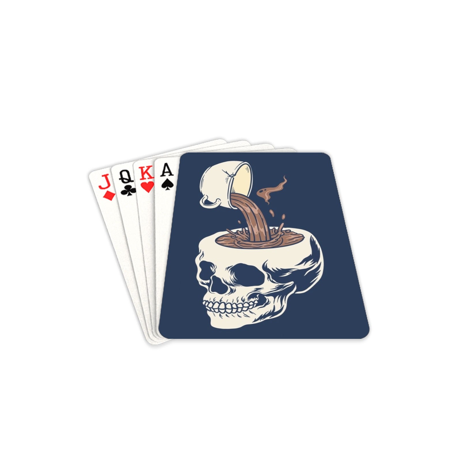 Skull Coffee - Playing Cards 2.5"x3.5" Playing Card 2.5"x3.5"