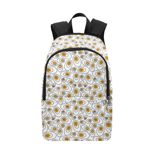 Eggs Abstract - Fabric Backpack for Adult Adult Casual Backpack Food
