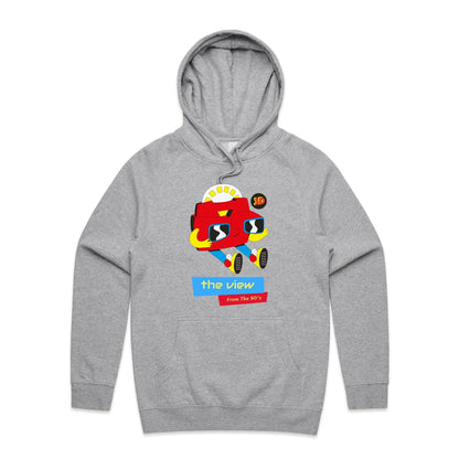 The View From The 90's - Supply Hood Grey Marle Mens Supply Hoodie Retro