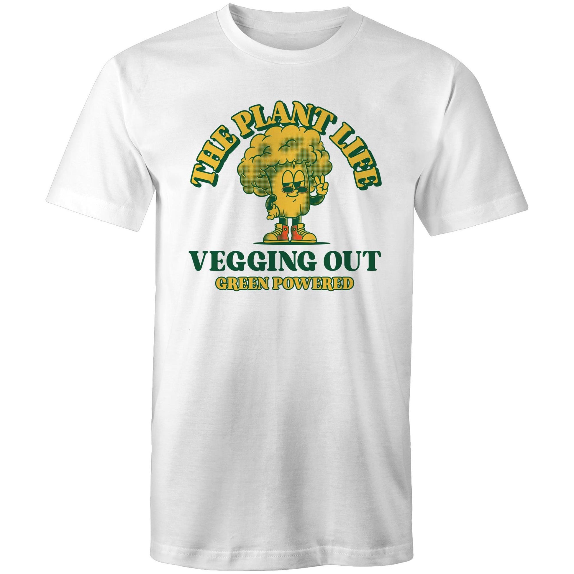 The Plant Life - Mens T-Shirt White Mens T-shirt Food Vegetarian
