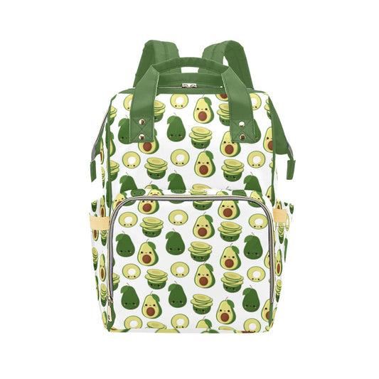 Cute Avocados - Multifunction Backpack Multifunction Backpack Food