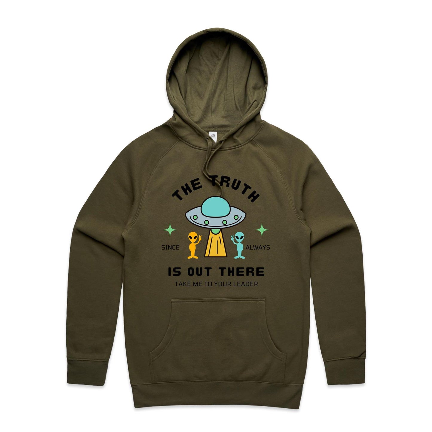 The Truth Is Out There - Supply Hood Army Mens Supply Hoodie Sci Fi