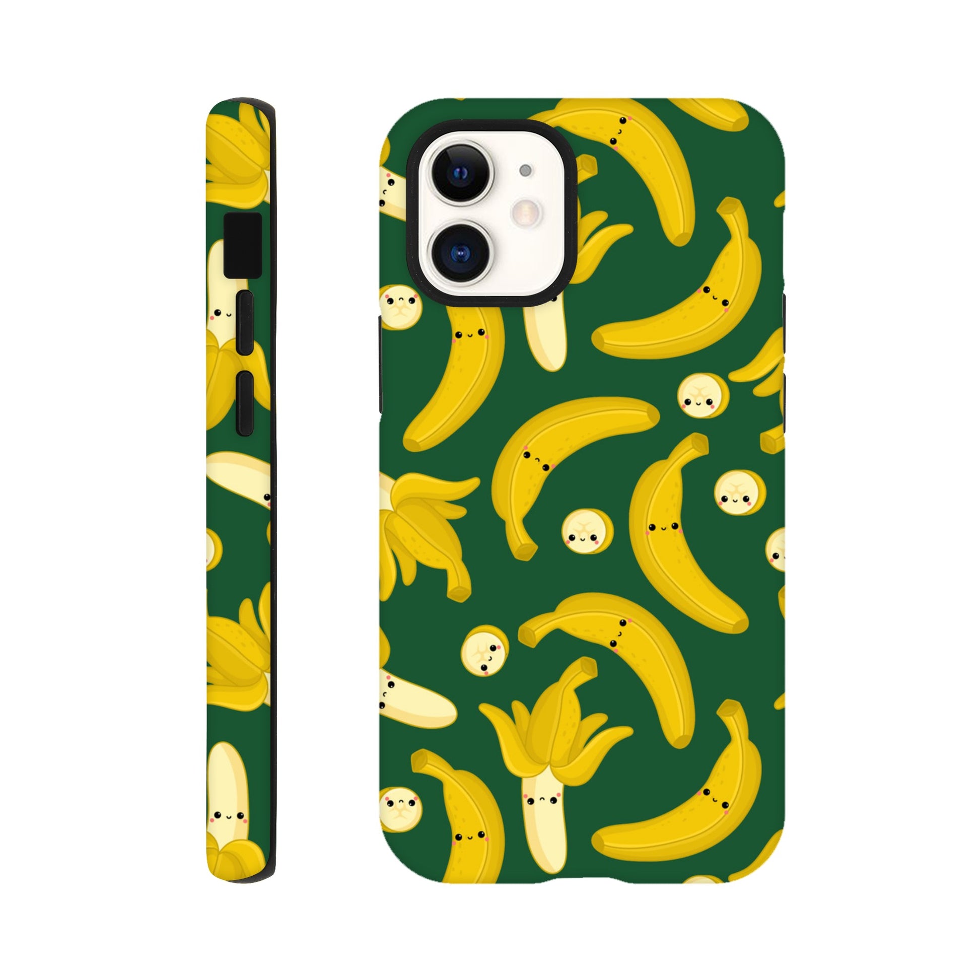 Happy Bananas - Phone Tough Case iPhone 12 Mini Phone Case food
