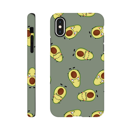 Avocado Characters - Phone Tough Case iPhone X Phone Case food