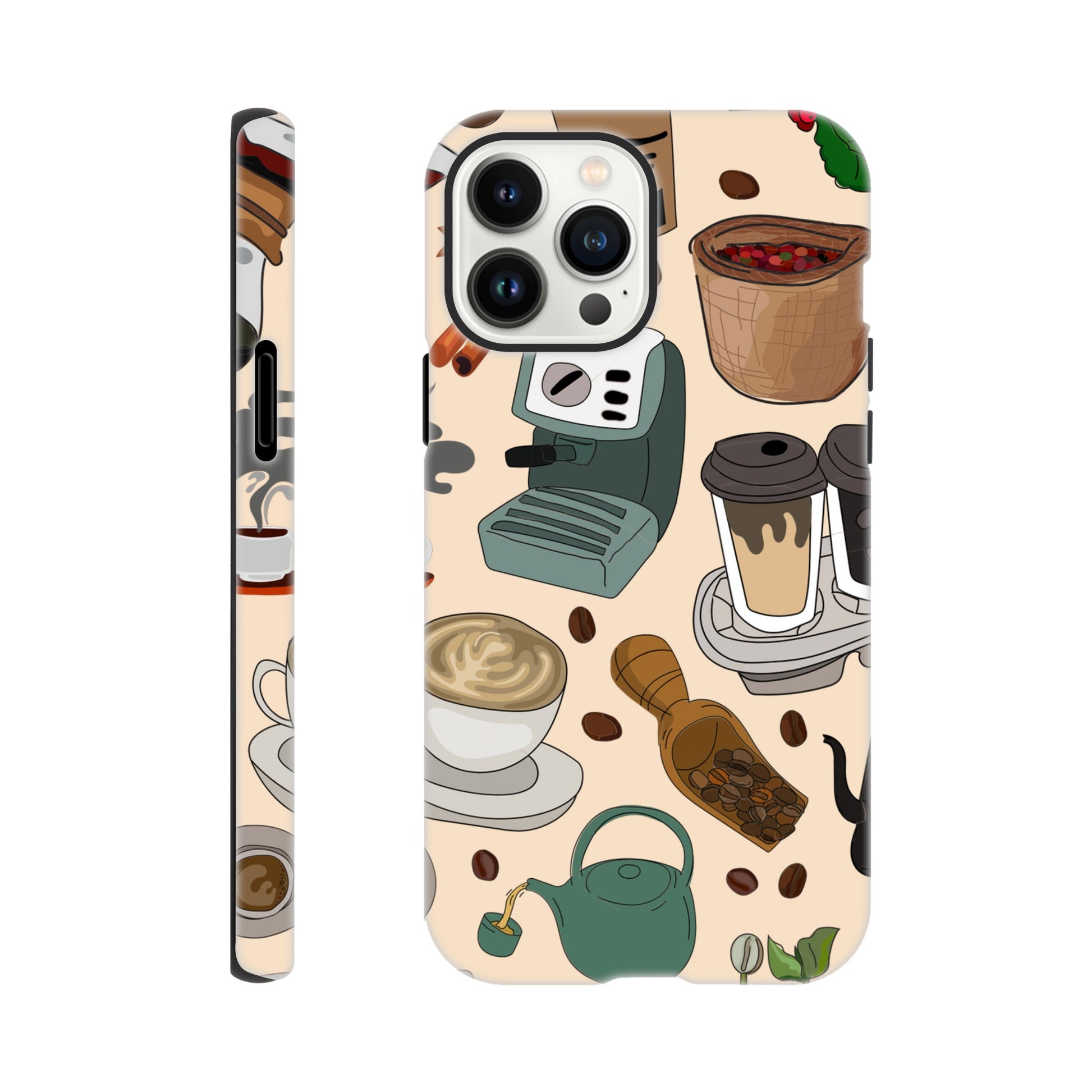 All The Coffee - Phone Tough Case iPhone 13 Pro Max Phone Case Coffee