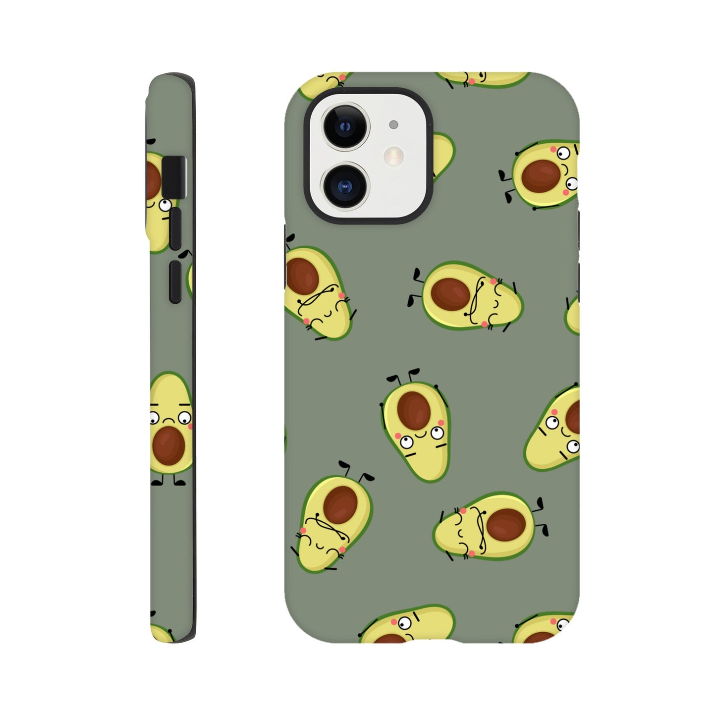 Avocado Characters - Phone Tough Case iPhone 12 Phone Case food