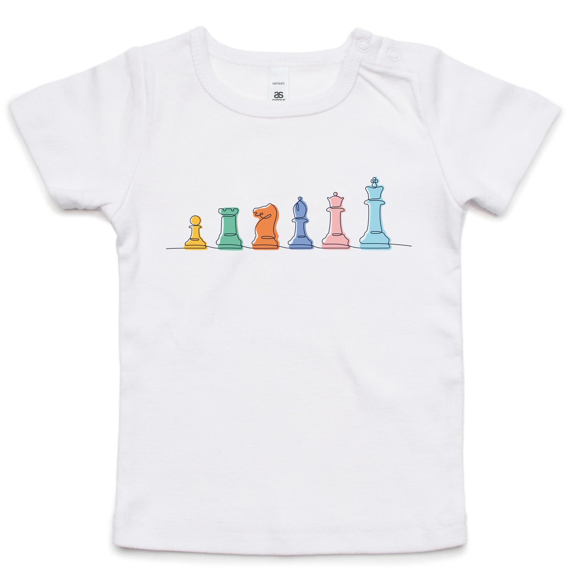 Chess - Baby T-shirt White Baby T-shirt Chess Games