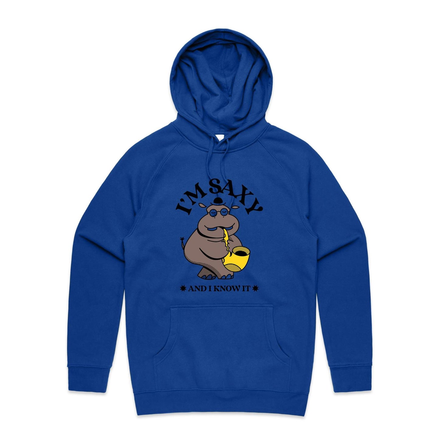 I'm Saxy And I Know It, Saxophone Player - Supply Hood Bright Royal Mens Supply Hoodie Music