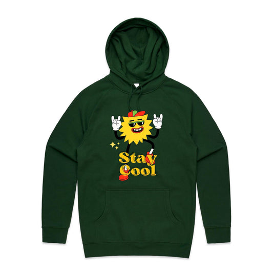Stay Cool - Supply Hood Forest Green Mens Supply Hoodie