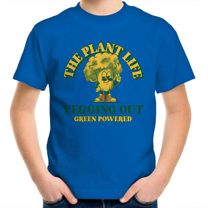 The Plant Life - Kids Youth T-Shirt Bright Royal Kids Youth T-shirt Food Vegetarian