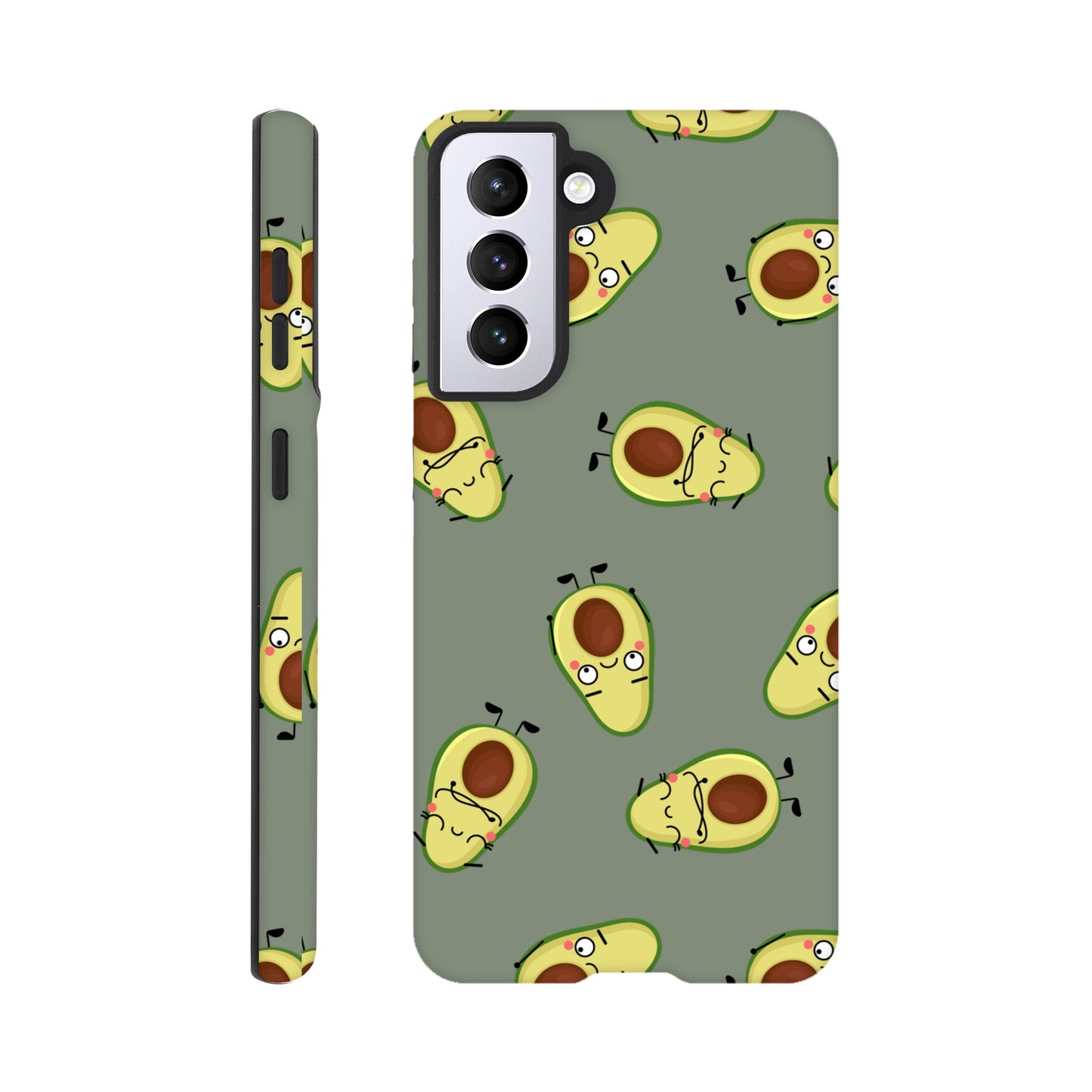 Avocado Characters - Phone Tough Case Galaxy S21 Phone Case food