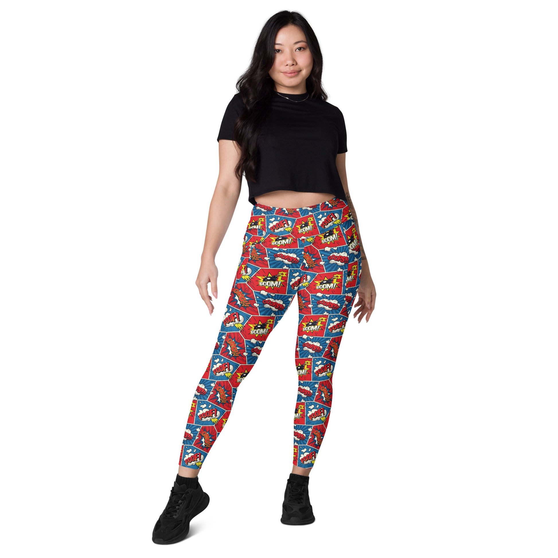 Comic Book - Leggings with pockets, 2XS - 6XL Leggings With Pockets 2XS - 6XL (US)