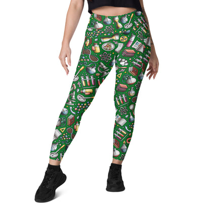 Science Love - Leggings with pockets, 2XS - 6XL Leggings With Pockets 2XS - 6XL (US)