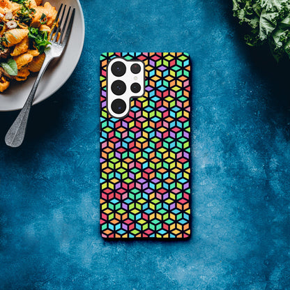 Tessellate - Phone Tough Case Galaxy S22 Ultra Phone Case