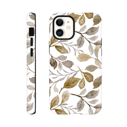 Autumn Leaves - Phone Tough Case iPhone 12 Mini Phone Case Plants
