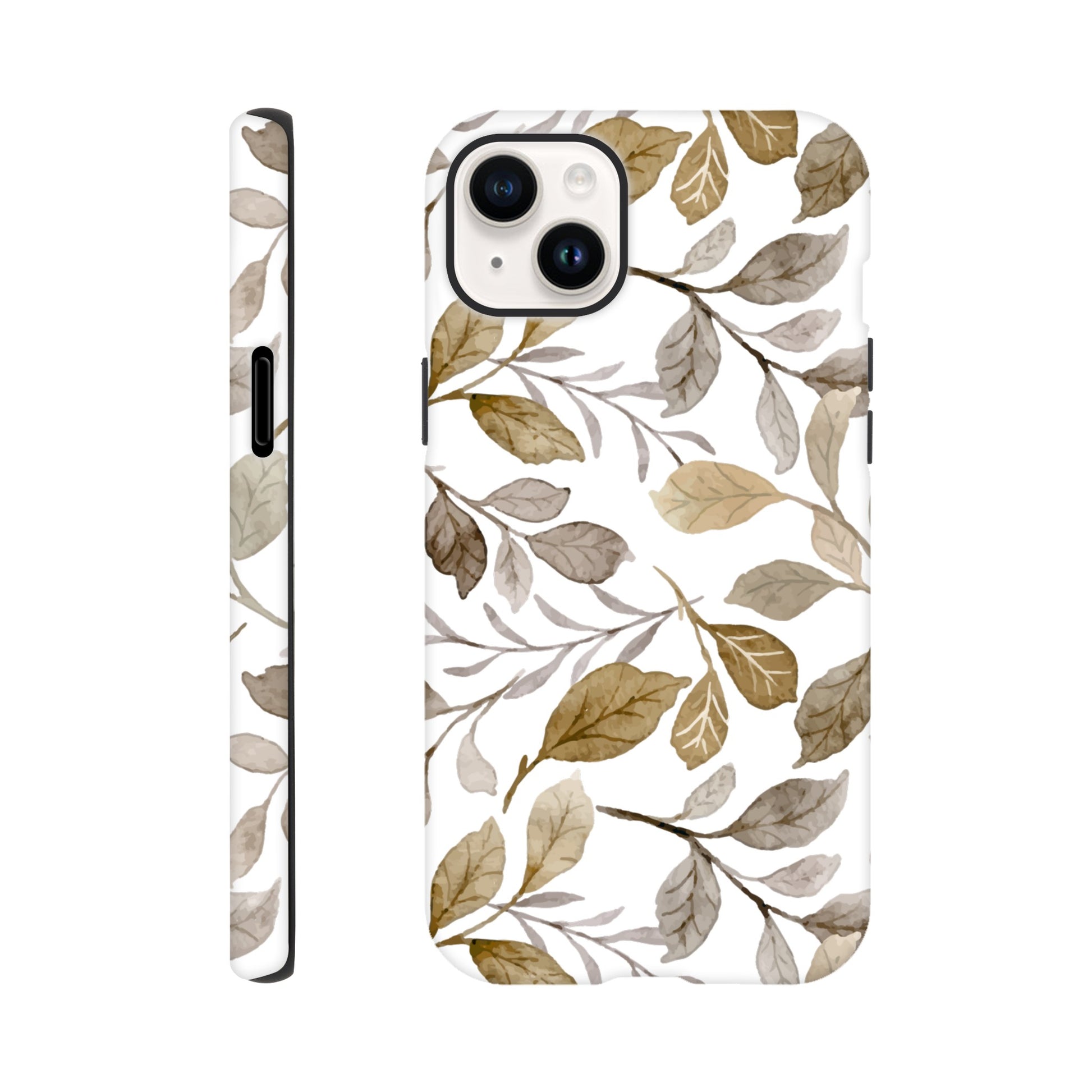 Autumn Leaves - Phone Tough Case iPhone 14 Plus Phone Case Plants