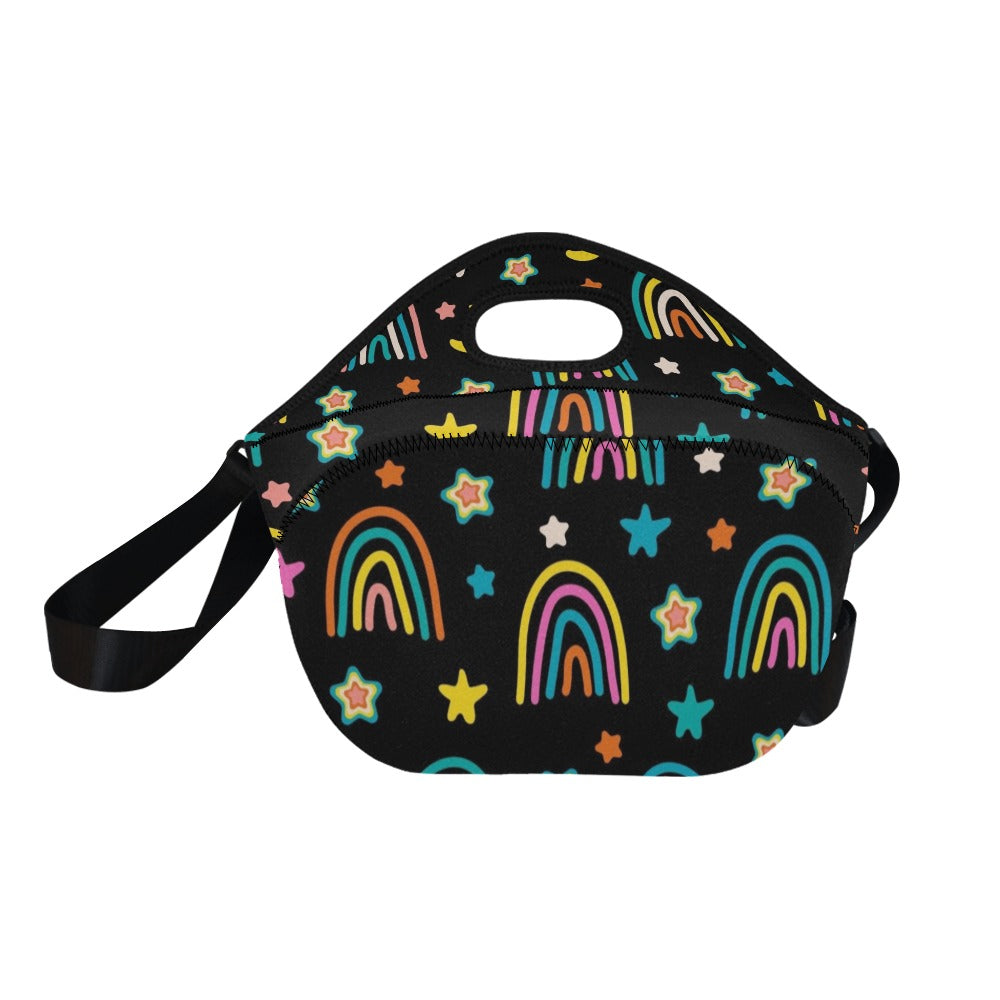 Rainbows - Neoprene Lunch Bag/Large Neoprene Lunch Bag/Large