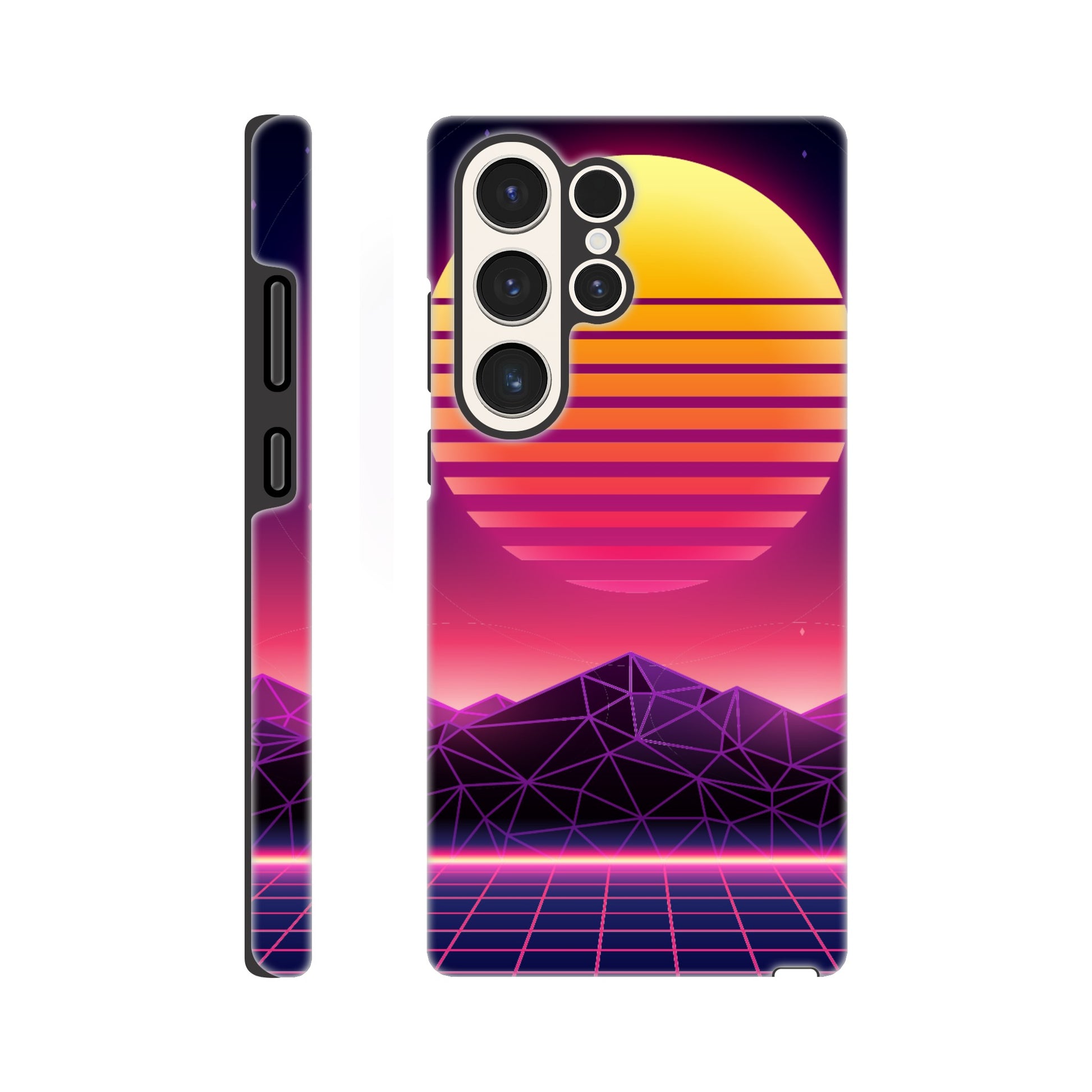 80's Sunrise - Phone Tough Case Galaxy S23 Ultra Phone Case Games Retro Sci Fi