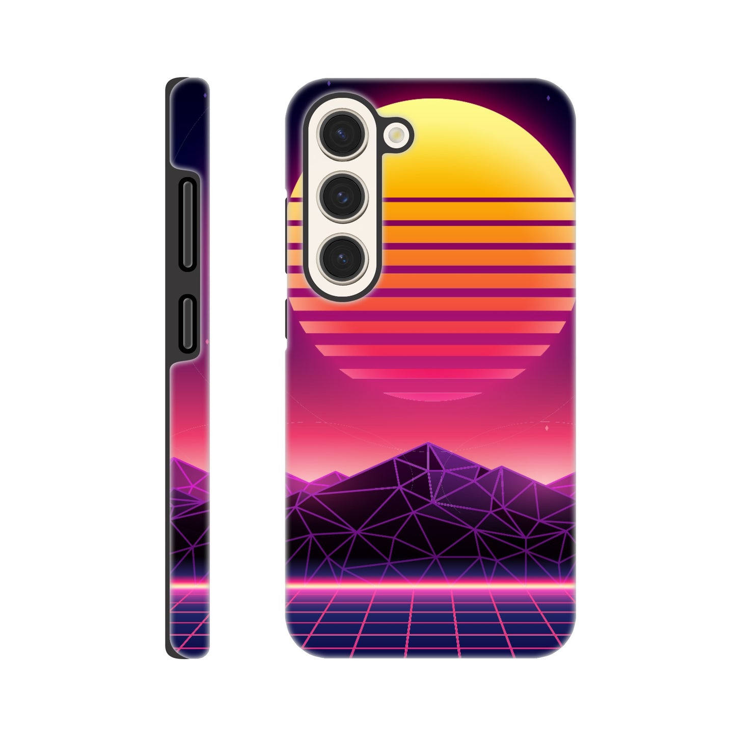 80's Sunrise - Phone Tough Case Galaxy S23 Phone Case Games Retro Sci Fi