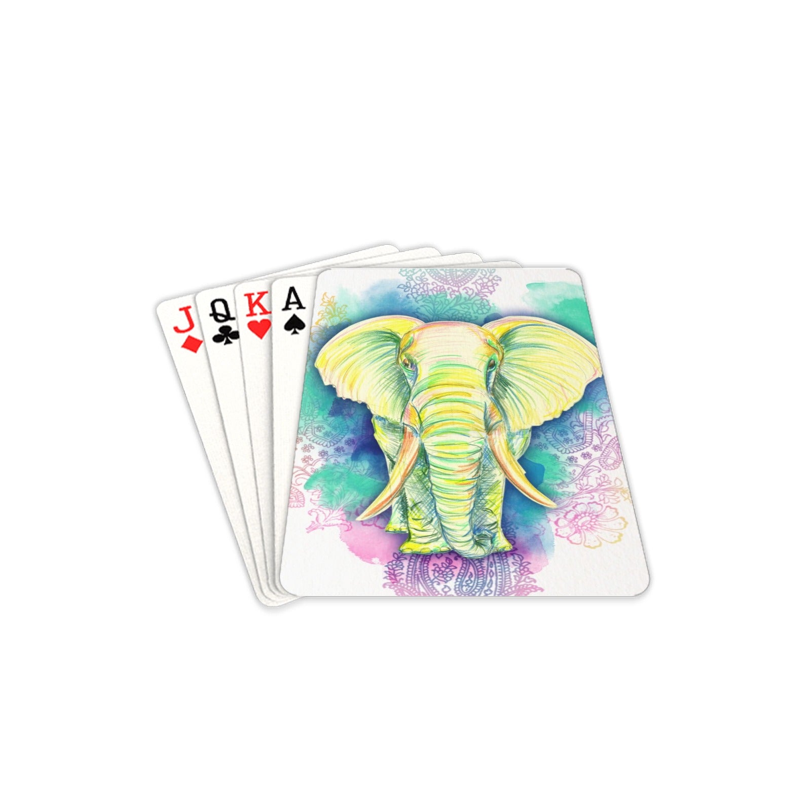 Elephant - Playing Cards 2.5"x3.5" Playing Card 2.5"x3.5"