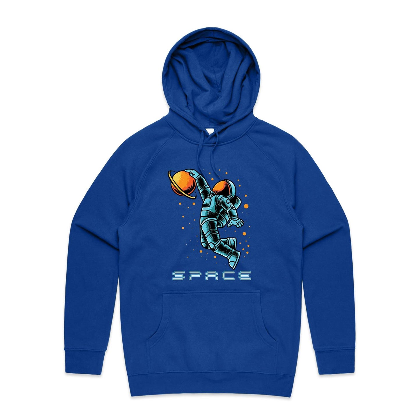 Astronaut Basketball - Supply Hood Bright Royal Mens Supply Hoodie
