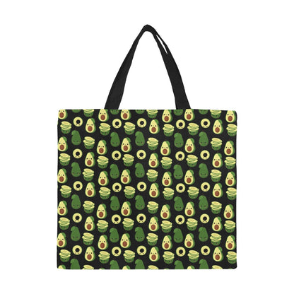 Cute Avocados - Full Print Canvas Tote Bag Full Print Canvas Tote Bag
